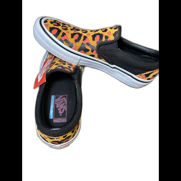 Vans Punk Leopard Print Slip-On Pro - Men’s Size 6 NEW main image 4